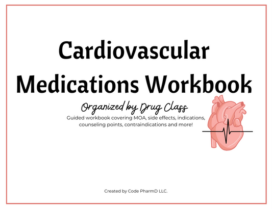 Cardiovascular Medications Workbook