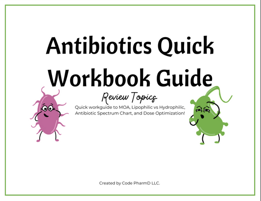 Antibiotics Quick Workbook Guide